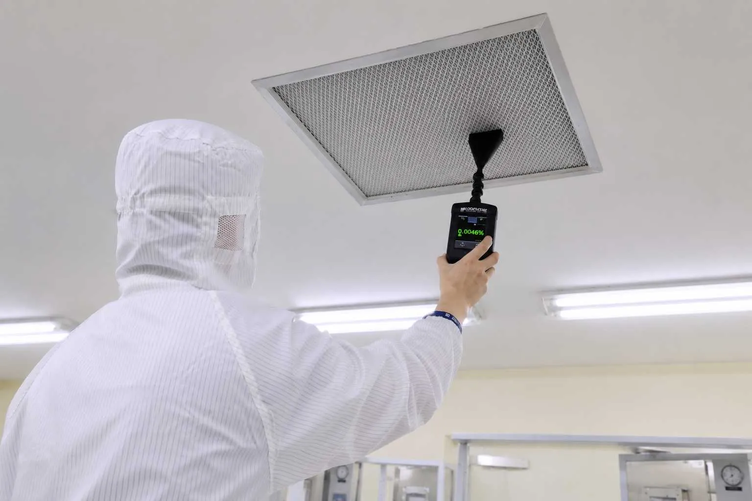 Instructions on the most accurate leak testing procedure (DOP Test / PAO Test) of HEPA filter membranes